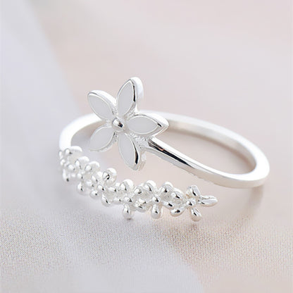 Floret Leaf Ring | Copper Simple Sen Style Women's