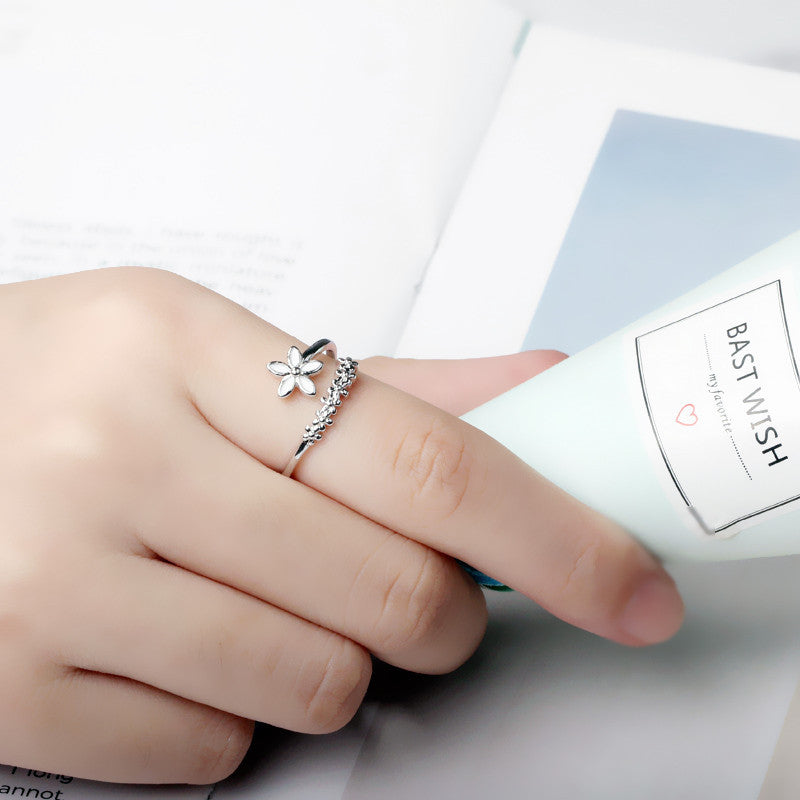 Floret Leaf Ring | Copper Simple Sen Style Women's