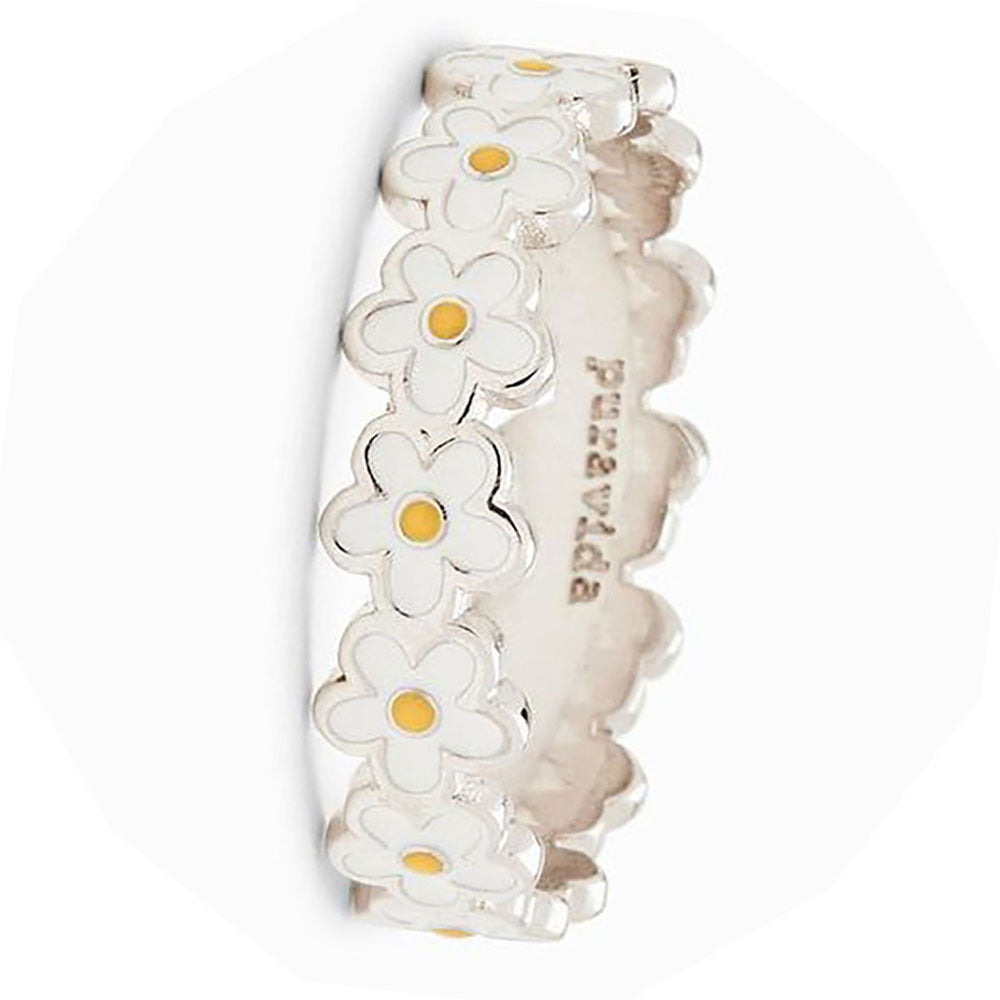 Epoxy Flower Ring | Bohemian Wedding Engagement Alloy Sizes 6-10
