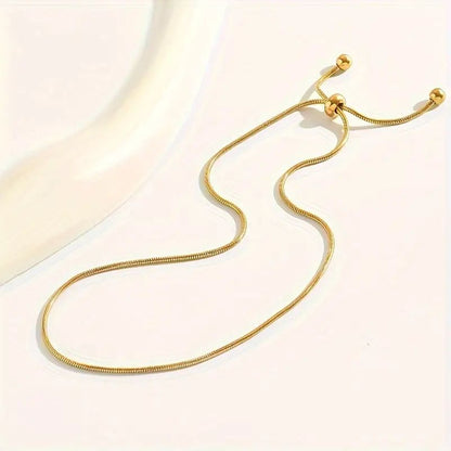 Ball Bead Ankle Bracelet | Alloy Flower Minimalist Adjustable