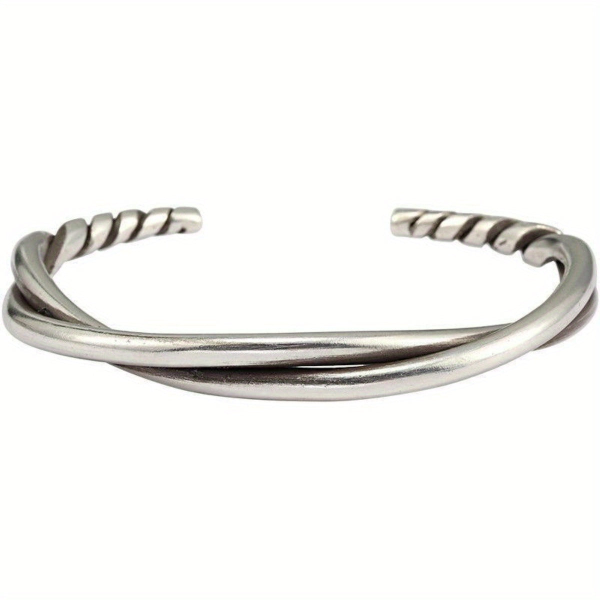 Handmade Adjustable Silver Cuff Bracelet for Men
