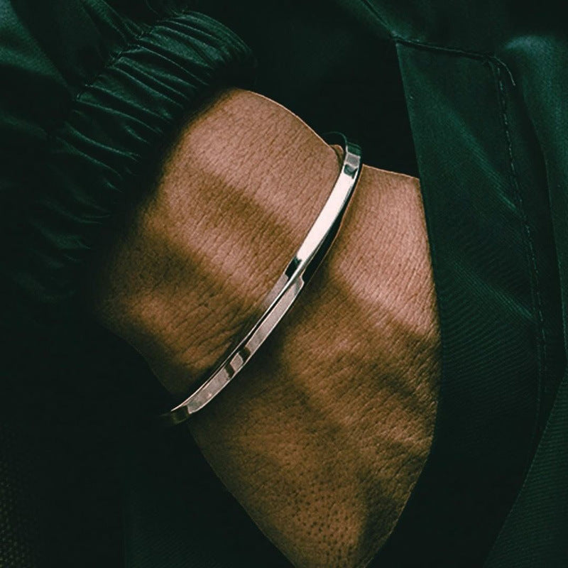 Hollow Double Chain Bracelet for Men | Vintage Street Style Gift