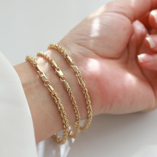 Titanium Steel Twist Bracelet | European and American Style
