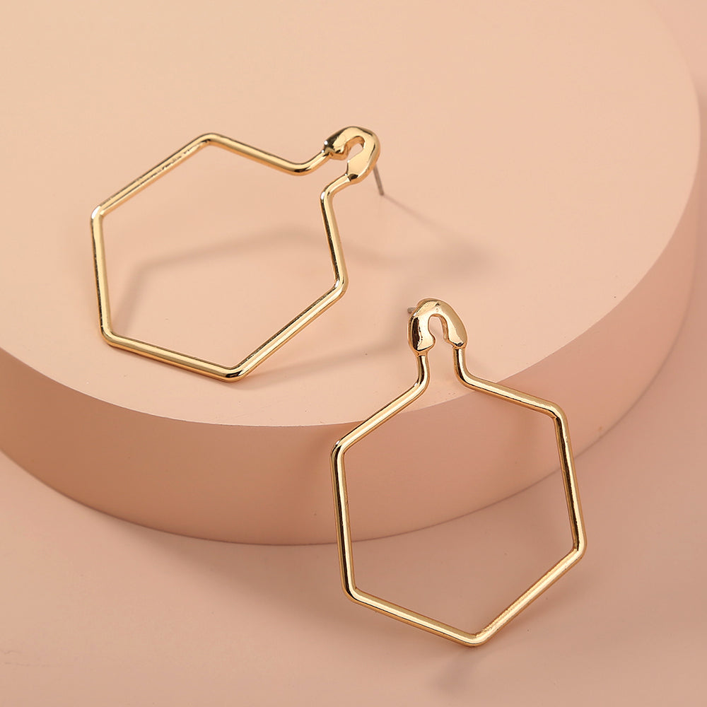 Diamond Pin Earrings | Zinc Alloy European Style Fashion Accessories