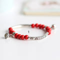 Handmade Ceramic Bead Bracelet for Women
