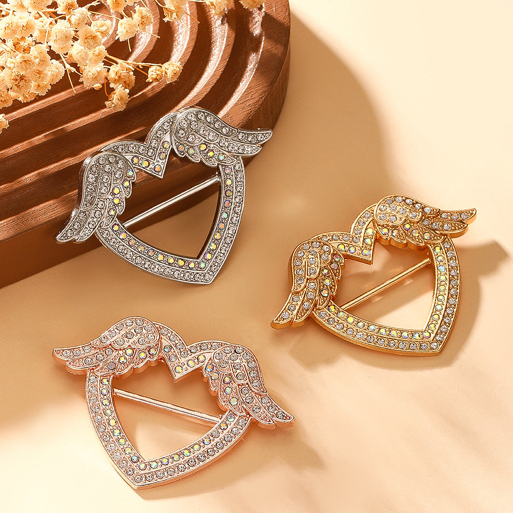 Butterfly Waist Clip Brooch | Alloy Diamond Korean Unisex
