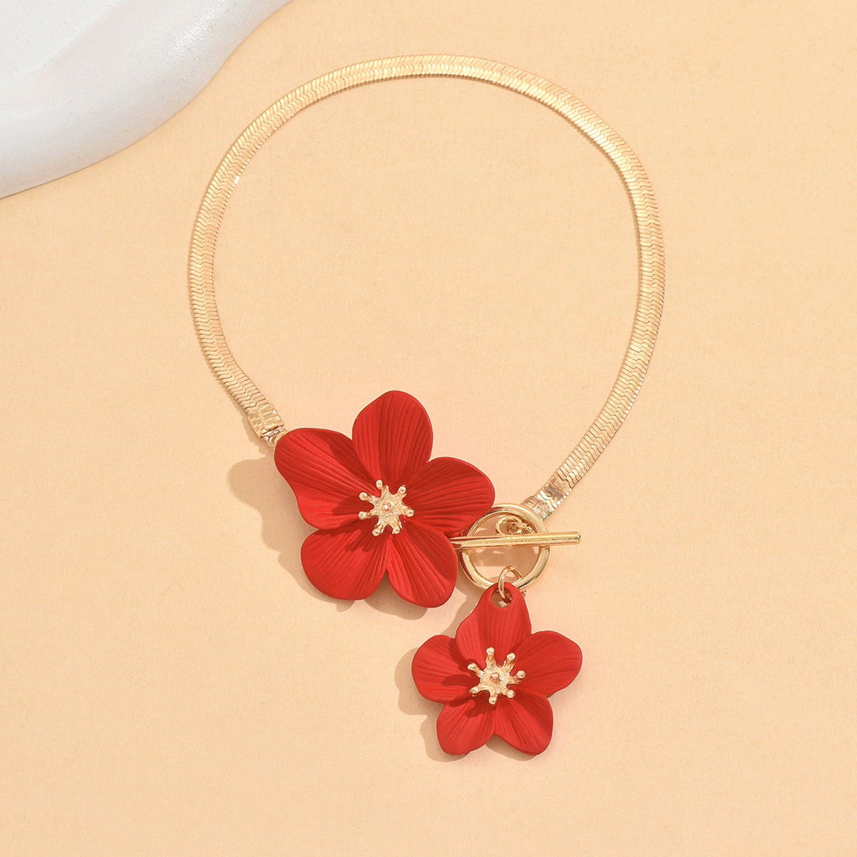 Flower Anklet OT Buckle | Iron Elegant Multi-Colour