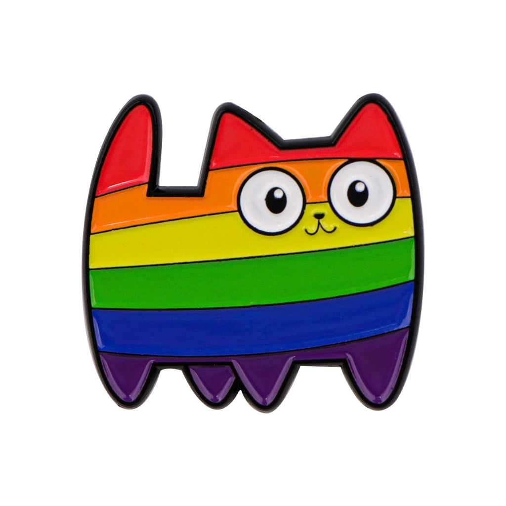 Cute Cartoon Cat Brooch | Zinc Alloy Unisex Memorial