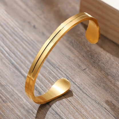 Titanium Steel Fashion Bracelet for Men and Women