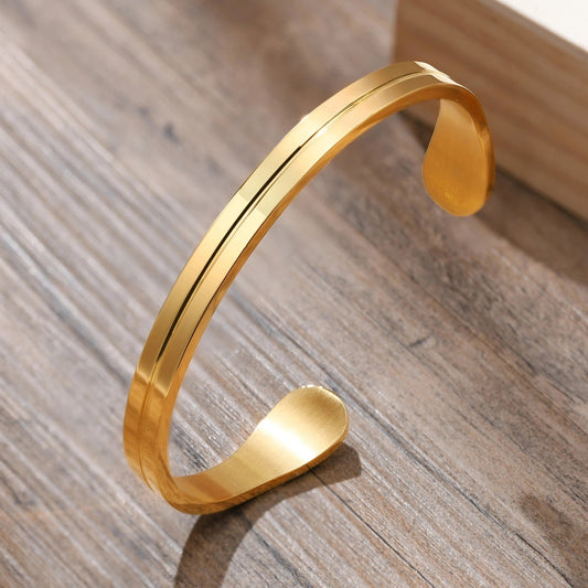 Titanium Steel Fashion Bracelet for Men and Women