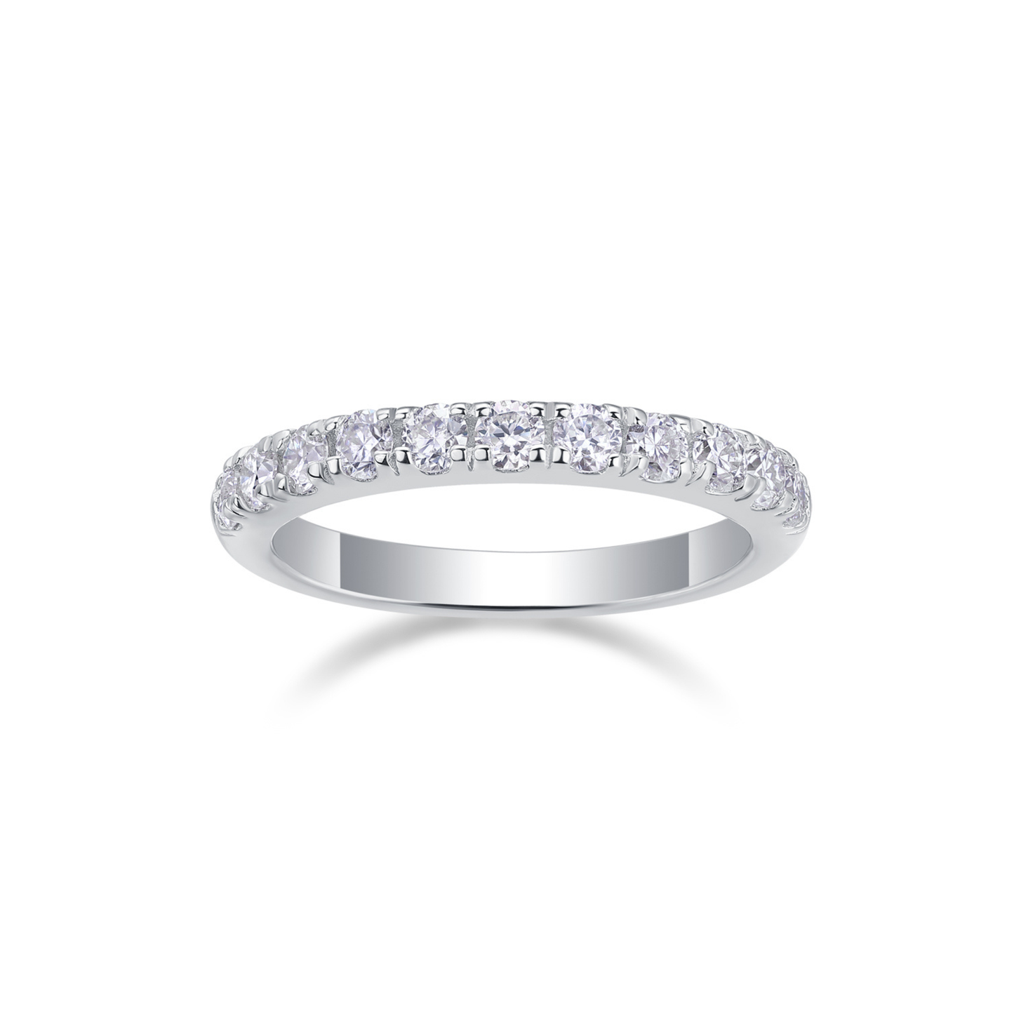 Parallel World Moissanite Ring Set | S925 Silver Gold Rose Gold