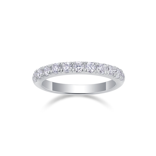 Parallel World Moissanite Ring Set | S925 Silver Gold Rose Gold
