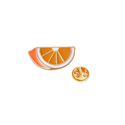 Cartoon Fruit Enamel Brooch | Alloy Baked Varnish Unisex 7 Styles