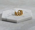 Chain Detail Ring for Women | Unique Link Design