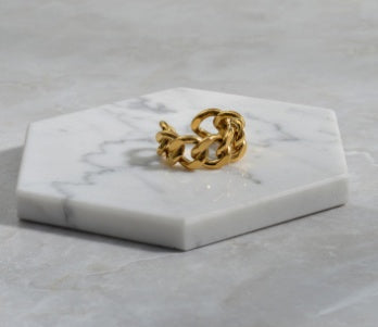 Chain Detail Ring for Women | Unique Link Design