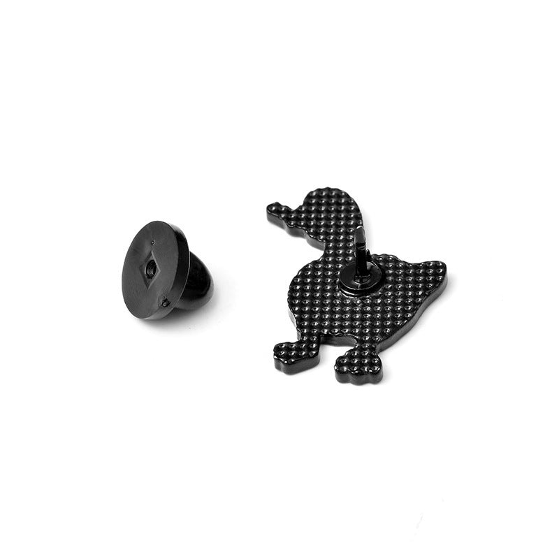 Big Goose Brooch | Alloy Electroplated Geometric Game-Inspired