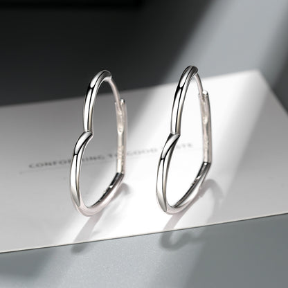 Korean Diamond Embedded Earrings | Copper Gold Silver Versatile