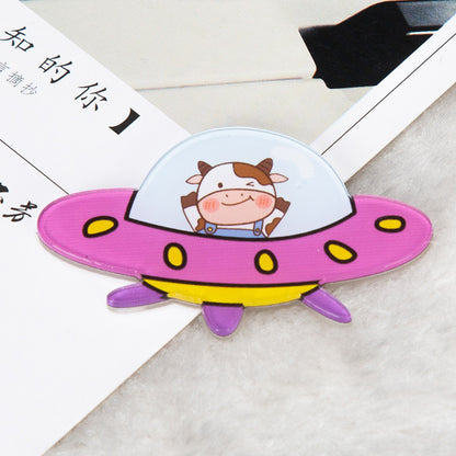 Cartoon Acrylic Astronaut Brooch | Spaceman Badge Bag Pendant