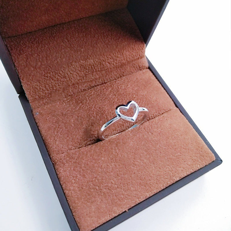 Heart Ring for Women | Silver and Rose Gold