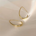 Crescent Drop Earrings | Copper Electroplated Unisex Water Drop