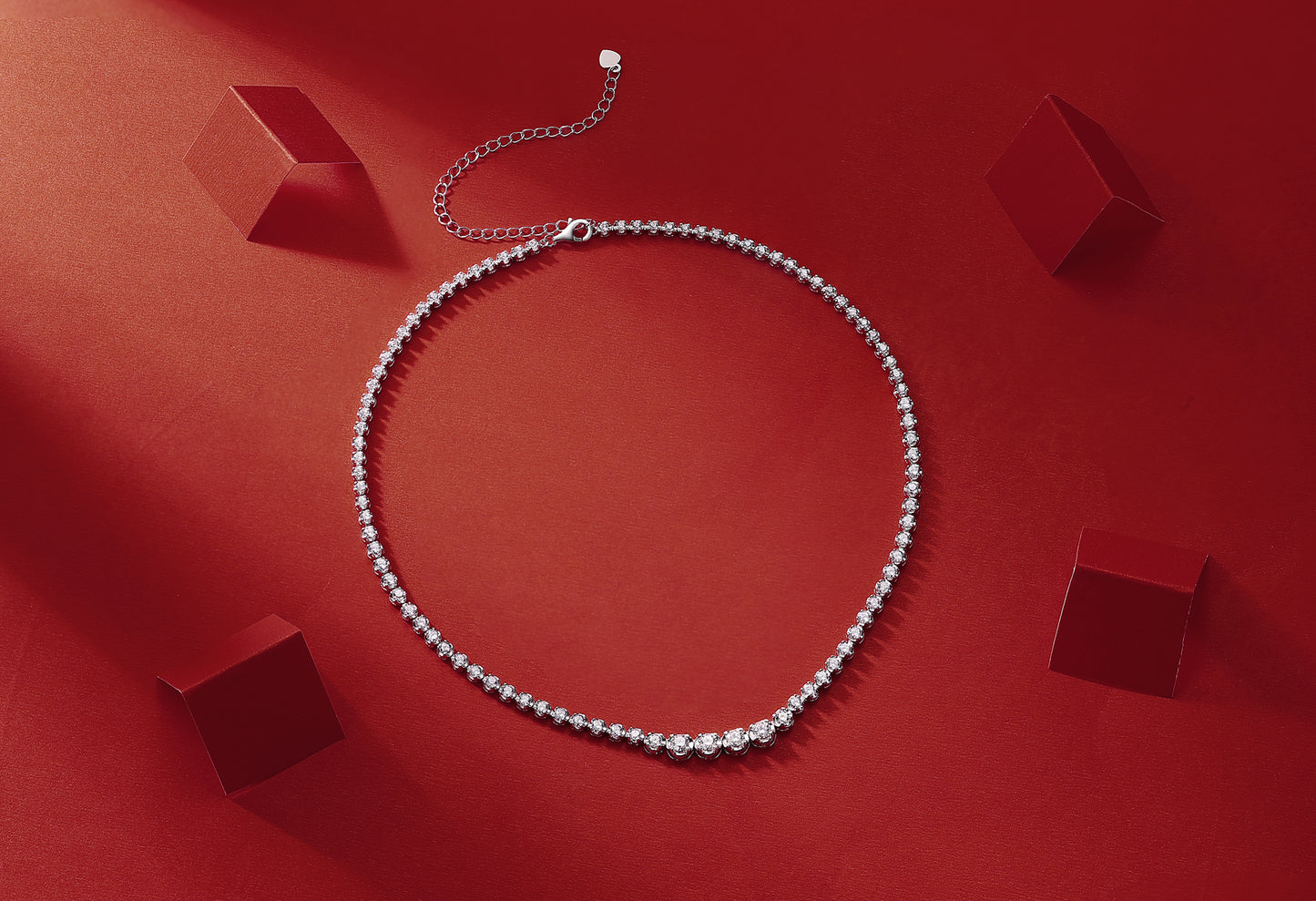 In The Name Of Light Moissanite Necklace | S925 Silver Platinum 40cm
