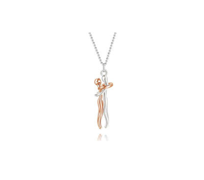 Love Hug Pendant Necklace | Unisex Collarbone Chain