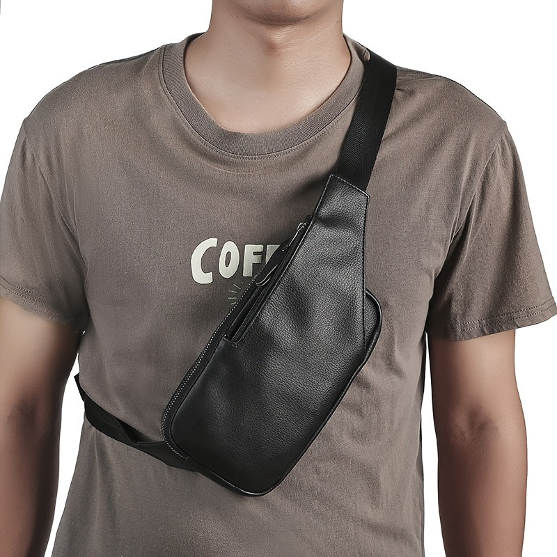 Mini PU Leather Belt & Chest Bag for Men