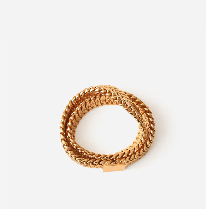 Double Stacked Band Ring for Women | Minimalist Two-Band Design