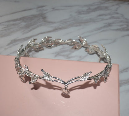 Rhinestone Eyebrow Pendant | Alloy Full Diamond Bridal Face Chain