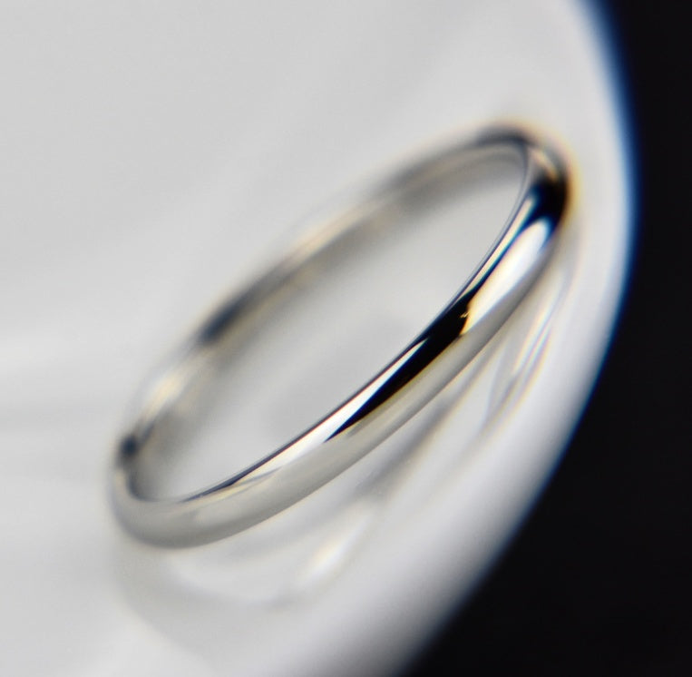 Titanium Steel Couple Ring | Vacuum Plated