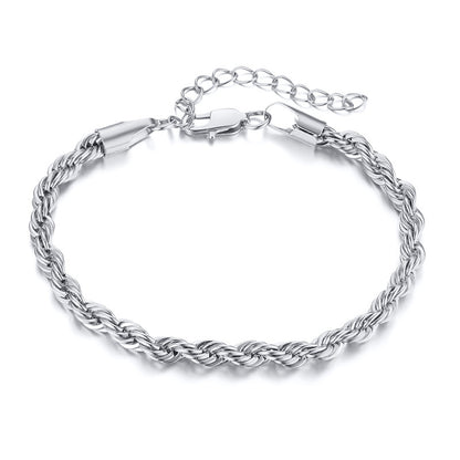 Titanium Steel Twist Bracelet | European and American Style