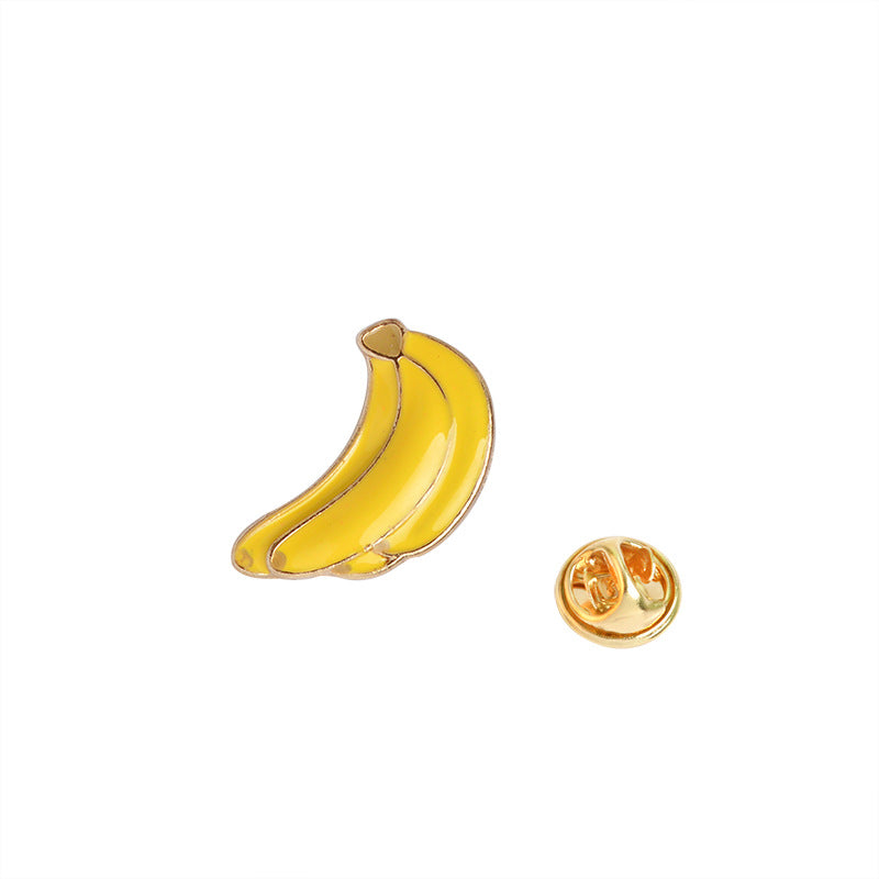 Cartoon Fruit Enamel Brooch | Alloy Baked Varnish Unisex 7 Styles