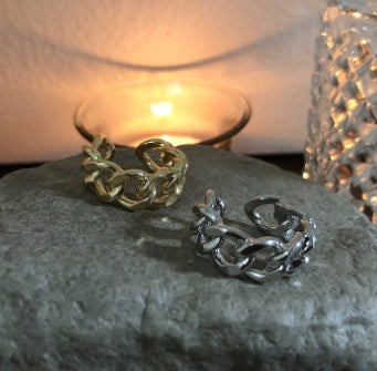 Chain Detail Ring for Women | Unique Link Design