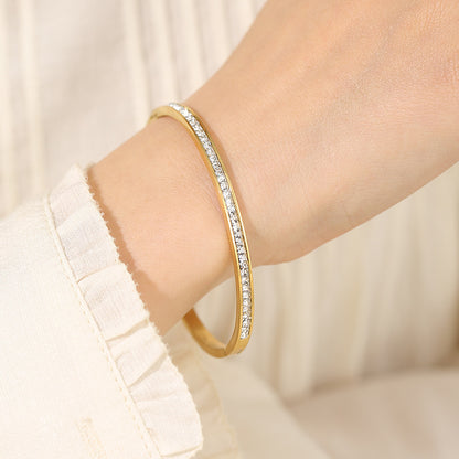 Starry Sky Diamond-Embedded Titanium Steel Bracelet