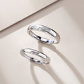 One Leaf Knows Autumn Couple Ring | Sterling Silver Leaf Design