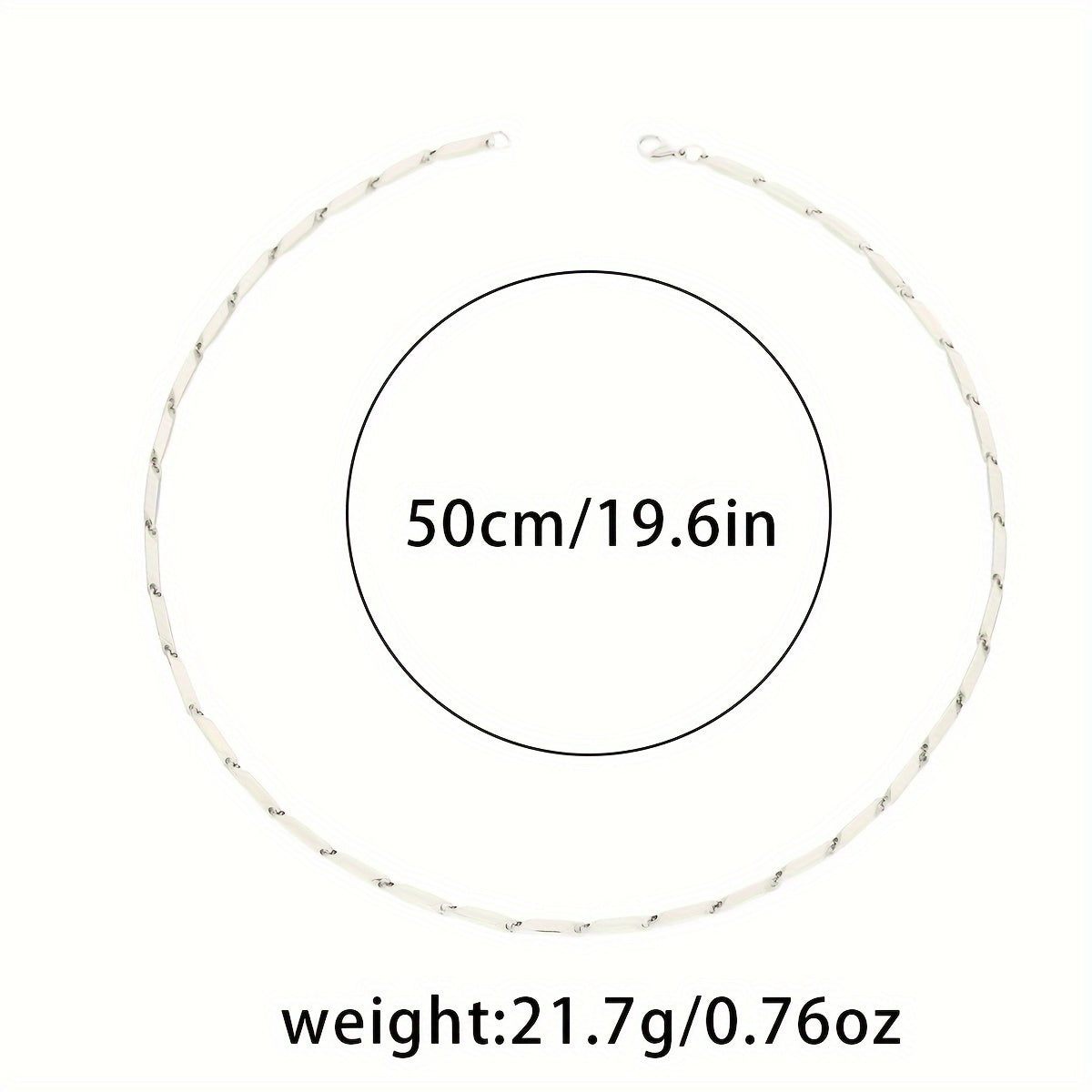 Rhombus Chain Necklace for Men