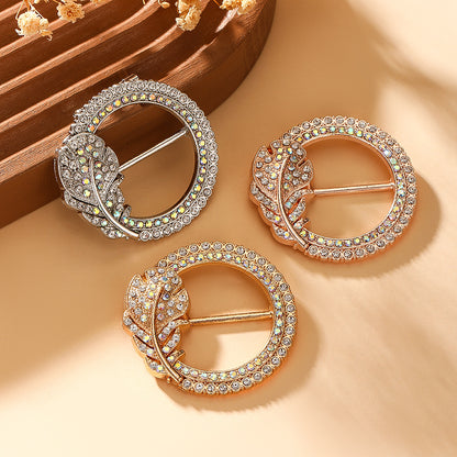 Butterfly Waist Clip Brooch | Alloy Diamond Korean Unisex