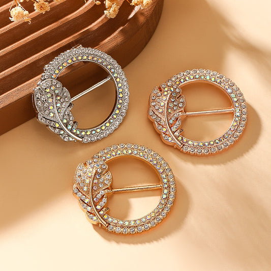 Butterfly Waist Clip Brooch | Alloy Diamond Korean Unisex