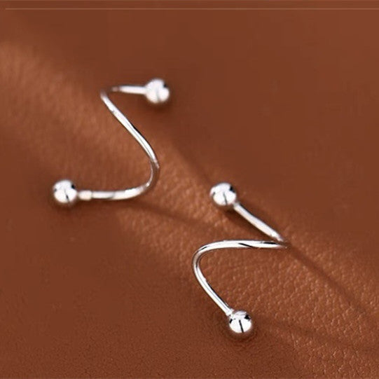 Ear Bone Stud Earrings | Brass Heart Star Round 3 Styles