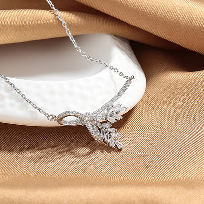 Wheat Tassel Pendant Necklace for Women | Design-Forward Style
