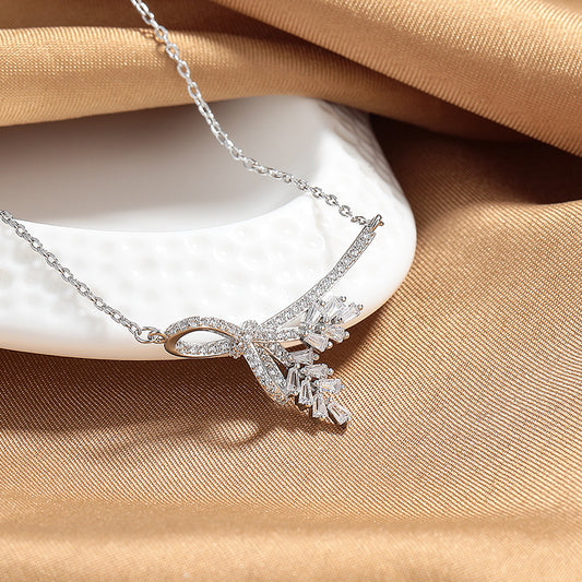 Wheat Tassel Pendant Necklace for Women | Design-Forward Style