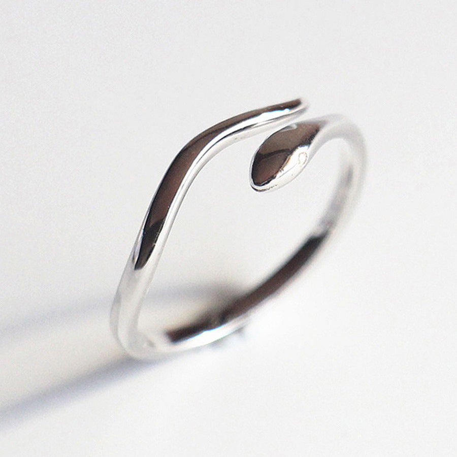 Silver Snake Ring | Copper Korean Style Unisex