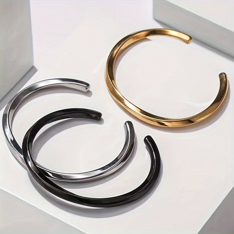 Möbius Open Bangle Bracelet for Men