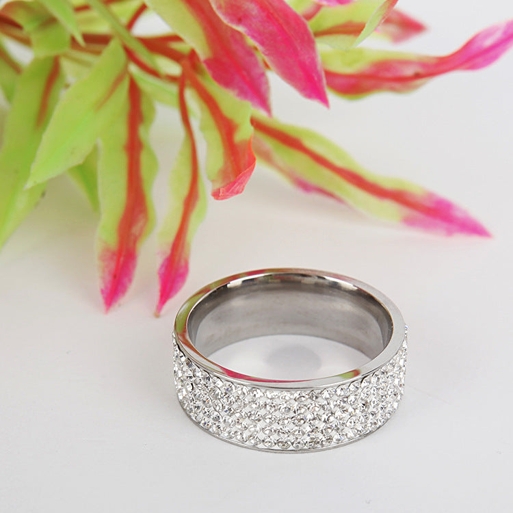 Titanium Steel Wave Ring | Steel and Gold