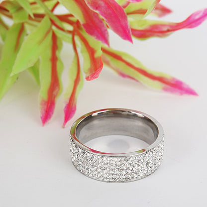 Titanium Steel Wave Ring | Steel and Gold