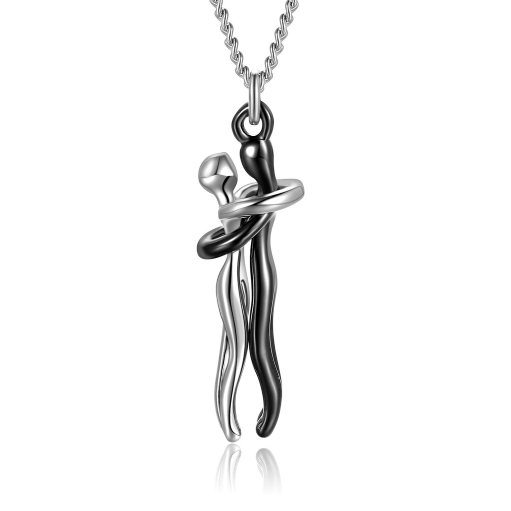 Love Hug Pendant Necklace | Unisex Collarbone Chain