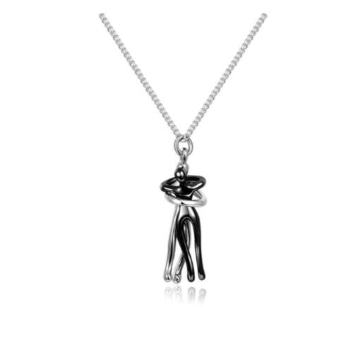 Love Hug Pendant Necklace | Unisex Collarbone Chain