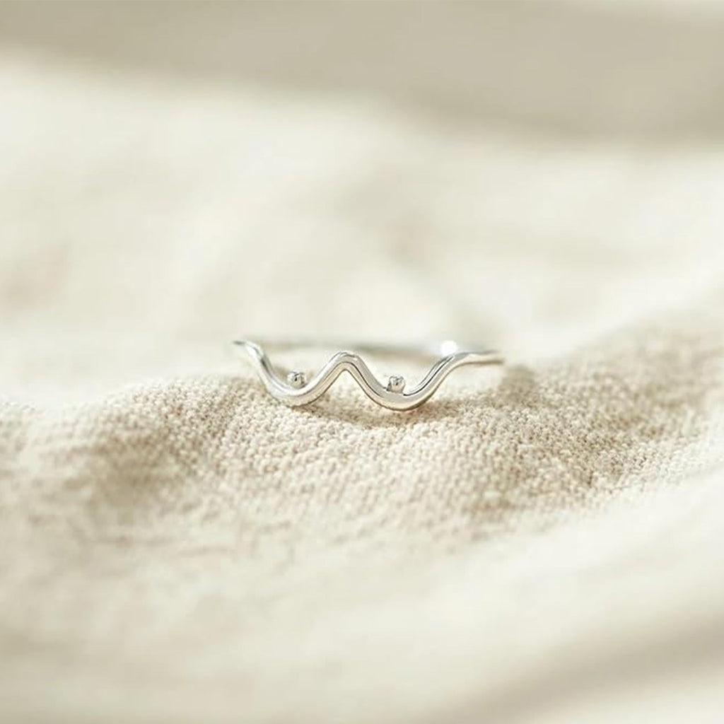 Inspirational Ring with Greeting Card | Gold Silver
