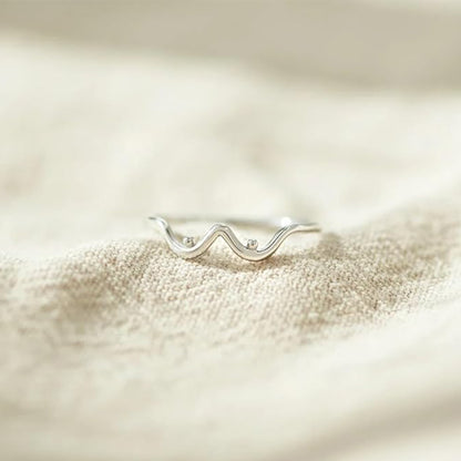 Inspirational Ring with Greeting Card | Gold Silver