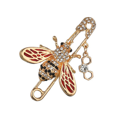 Bee Brooch | Alloy Diamond Insect European Style